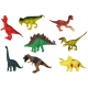 Zestaw dinozaurów 8 figurek – Tyranozaur, Stegozaur, Triceratops i inne