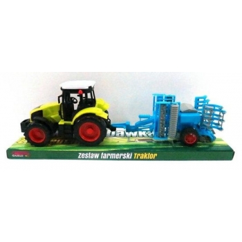 Zabawka traktor dla chłopca z maszyną rolniczą 2987