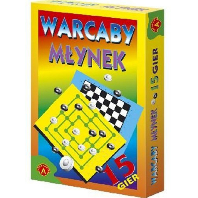 Gra planszowa Warcaby młynek Alexander 0771