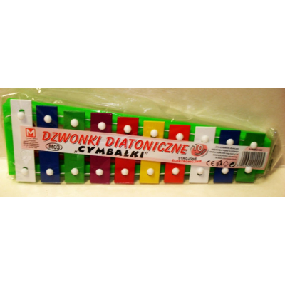 Kolorowe cymbałki dzwonki diatoniczne dka dzieci 0025