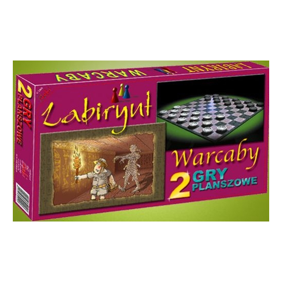 GRA PLANSZOWA-LABIRYNT-WARCABY