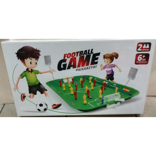 Gra piłkarzyki football   dla chłopców z metalową piłką 5685