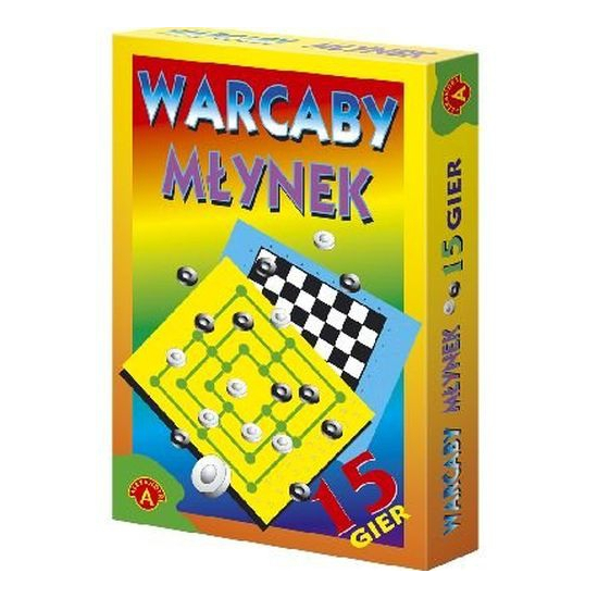 Gra planszowa Warcaby młynek Alexander 0771