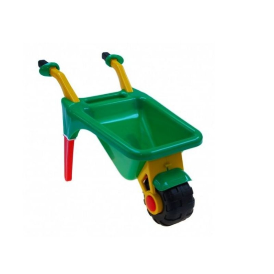 Duża taczka dla chłopca Leszko zielona