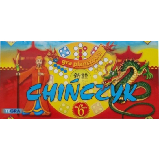 Gra Chińczyk dla chłopca i dziewczynki TEGRA