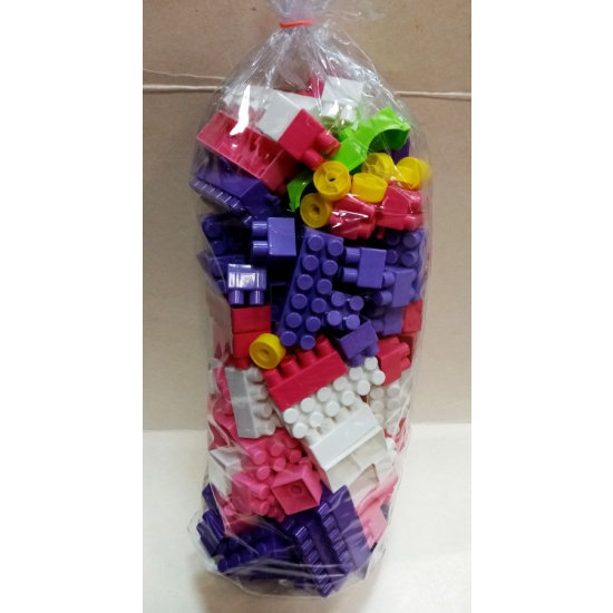 Klocki plastikowe dla dziewczynki 200 el. Bączek