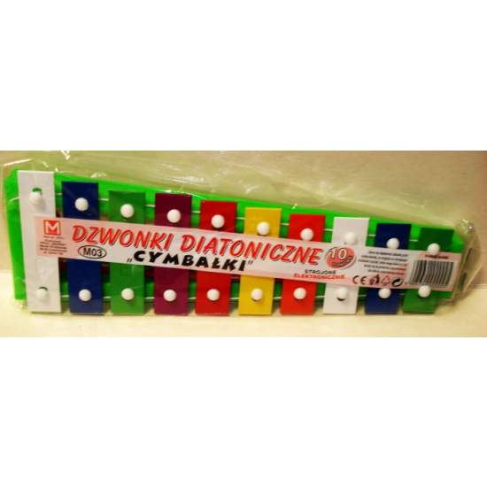 Kolorowe cymbałki dzwonki diatoniczne dka dzieci 0025