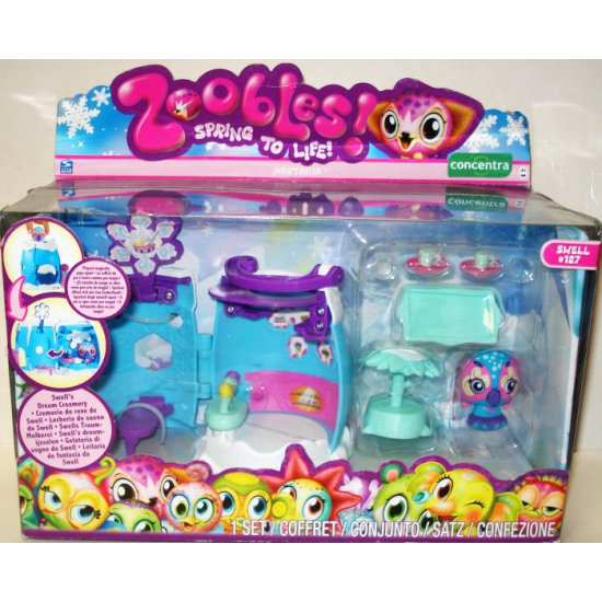 Oryginalny zestaw Zoobles skrytka kryjówka HIT!