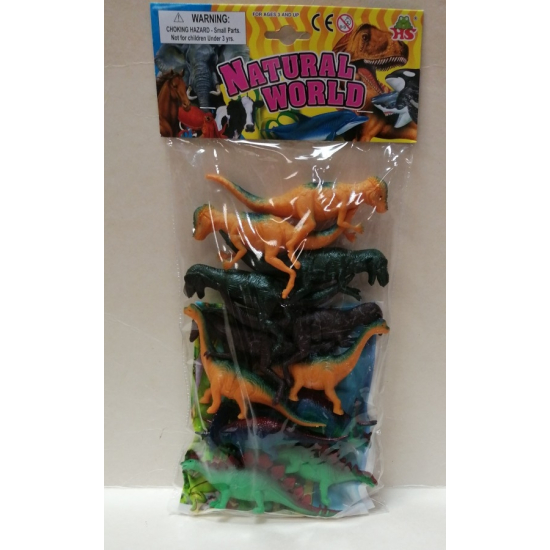 Zestaw figurki dinozaury dla chłopców 12 szt 7312