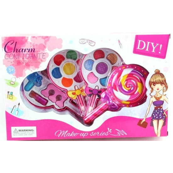 Zestaw malowidła kosmetyki lizak dla lalek 3748
